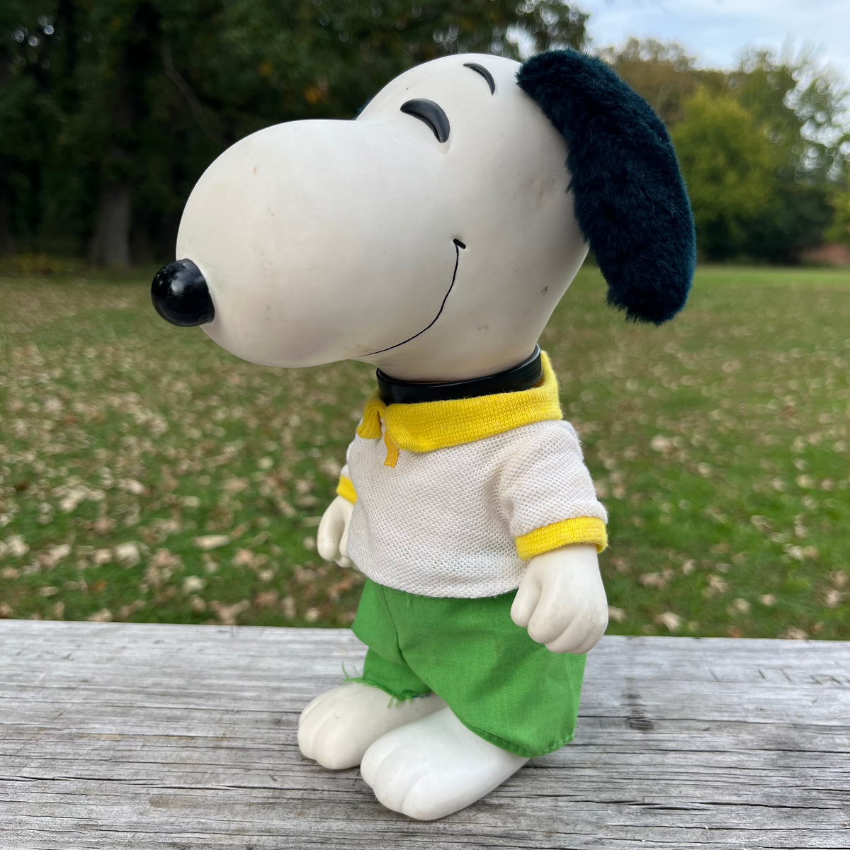 1966 Vinyl Snoopy toy.