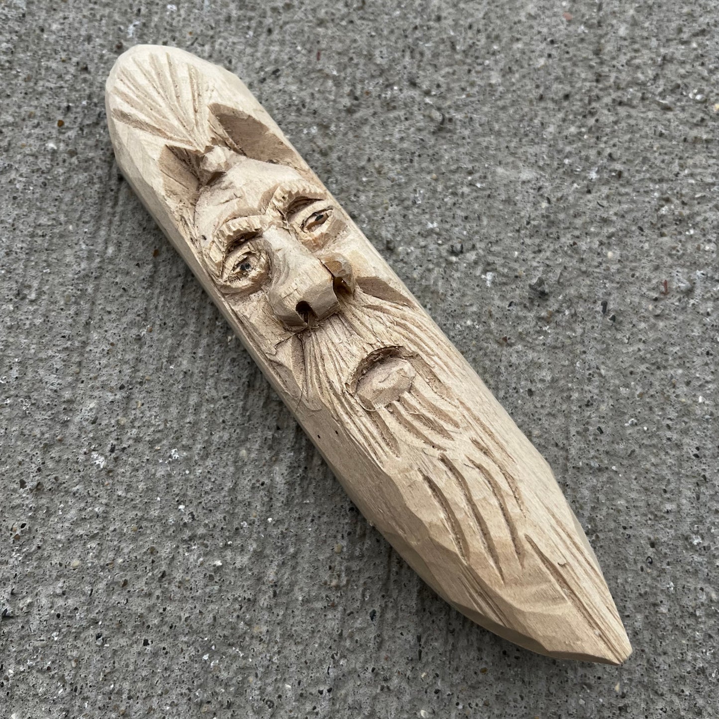 Small hand carved elder.