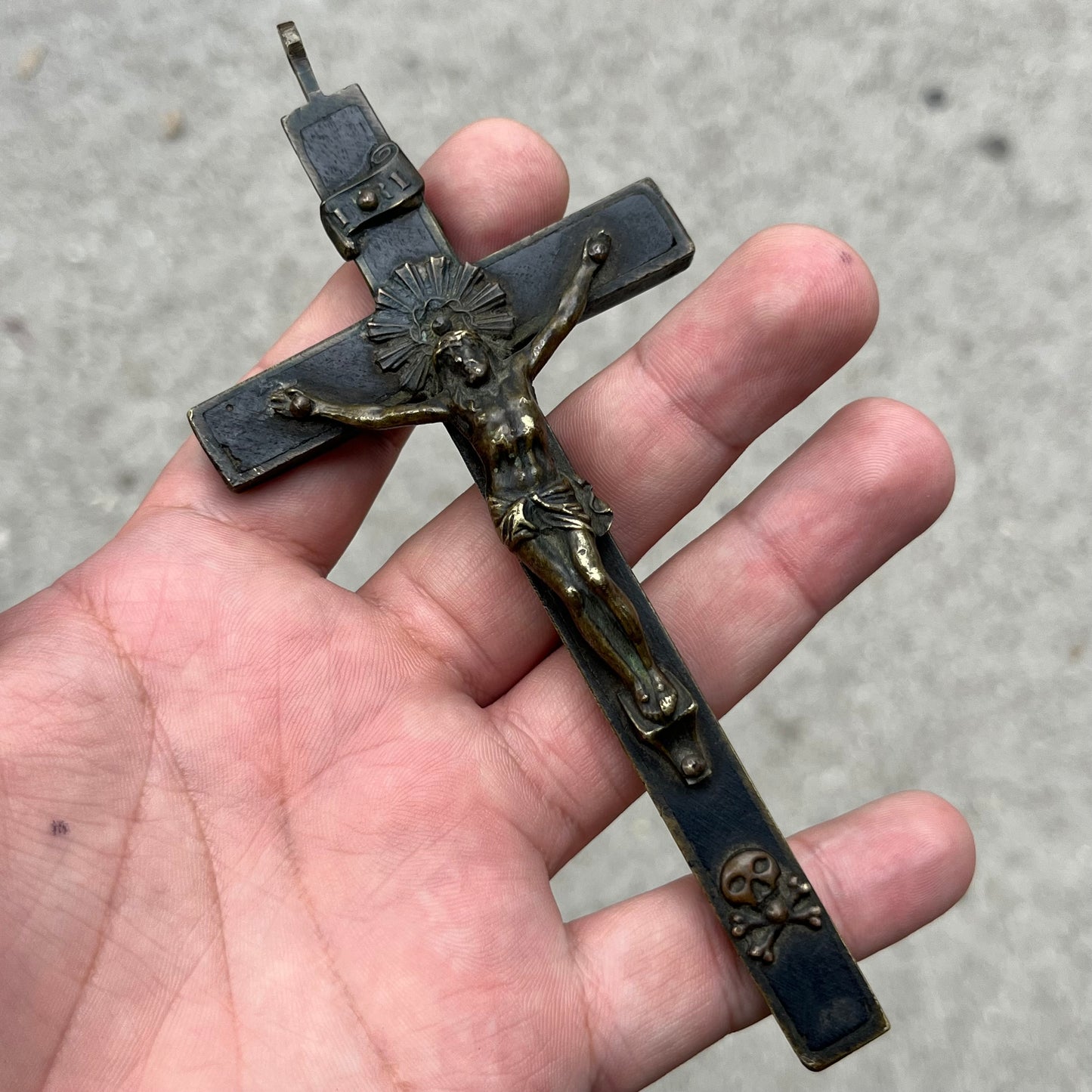 1930s Skull and Bones Crucifix.