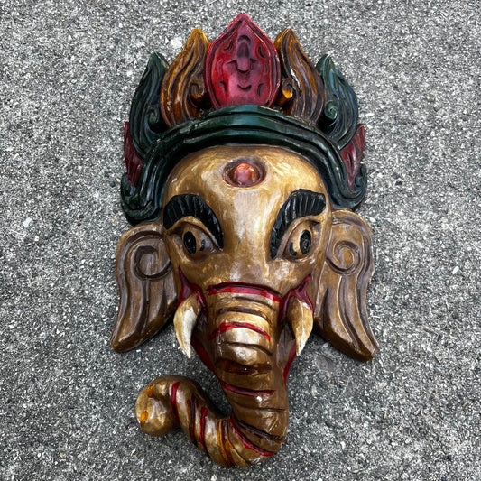 Vintage Nepali Ganesh mask.
