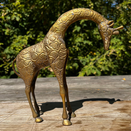 Vintage Brass giaraffe.
