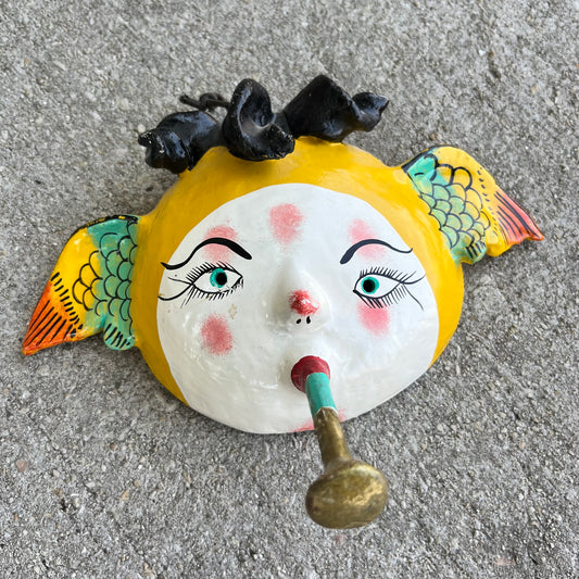 Vintage hand crafted coconut mask.