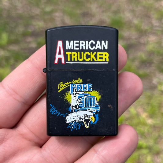 90s American Trucker flip lighter.