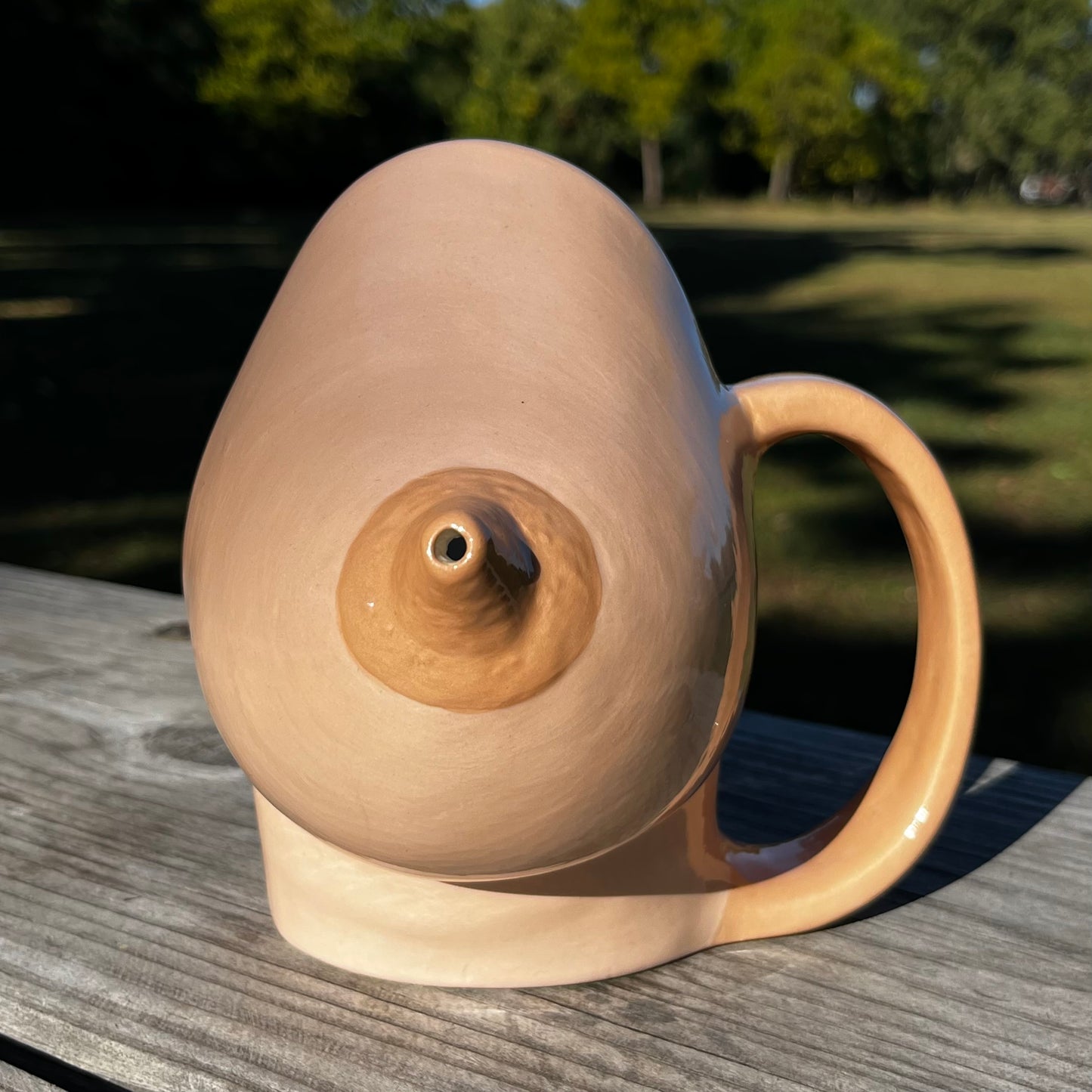 Vintage boob mug.