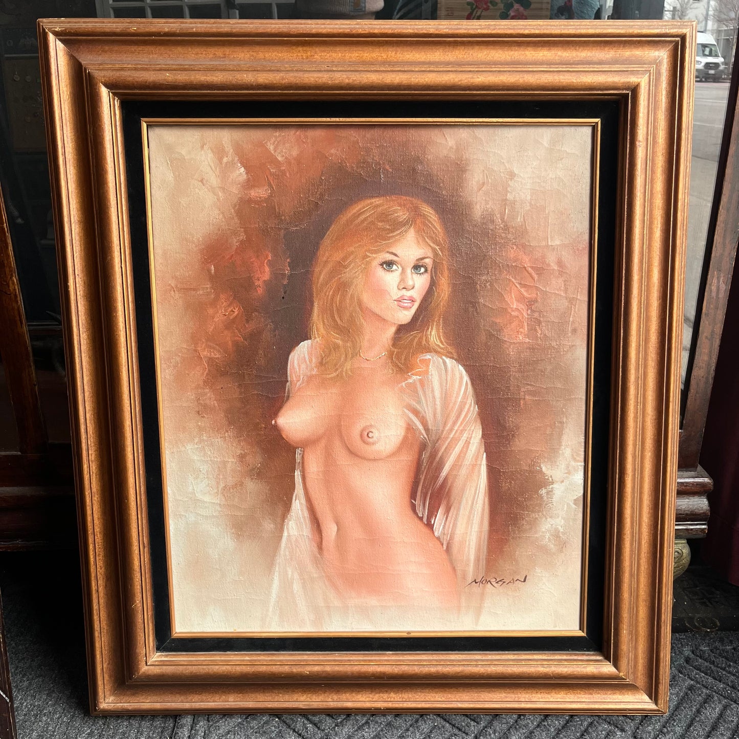 Original 1970s Nude portrait.