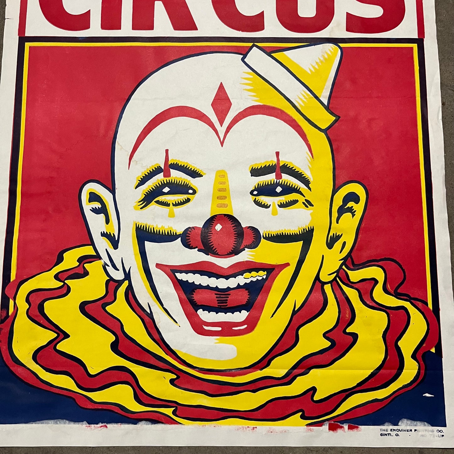1970s Hoxie Bros. circus poster.