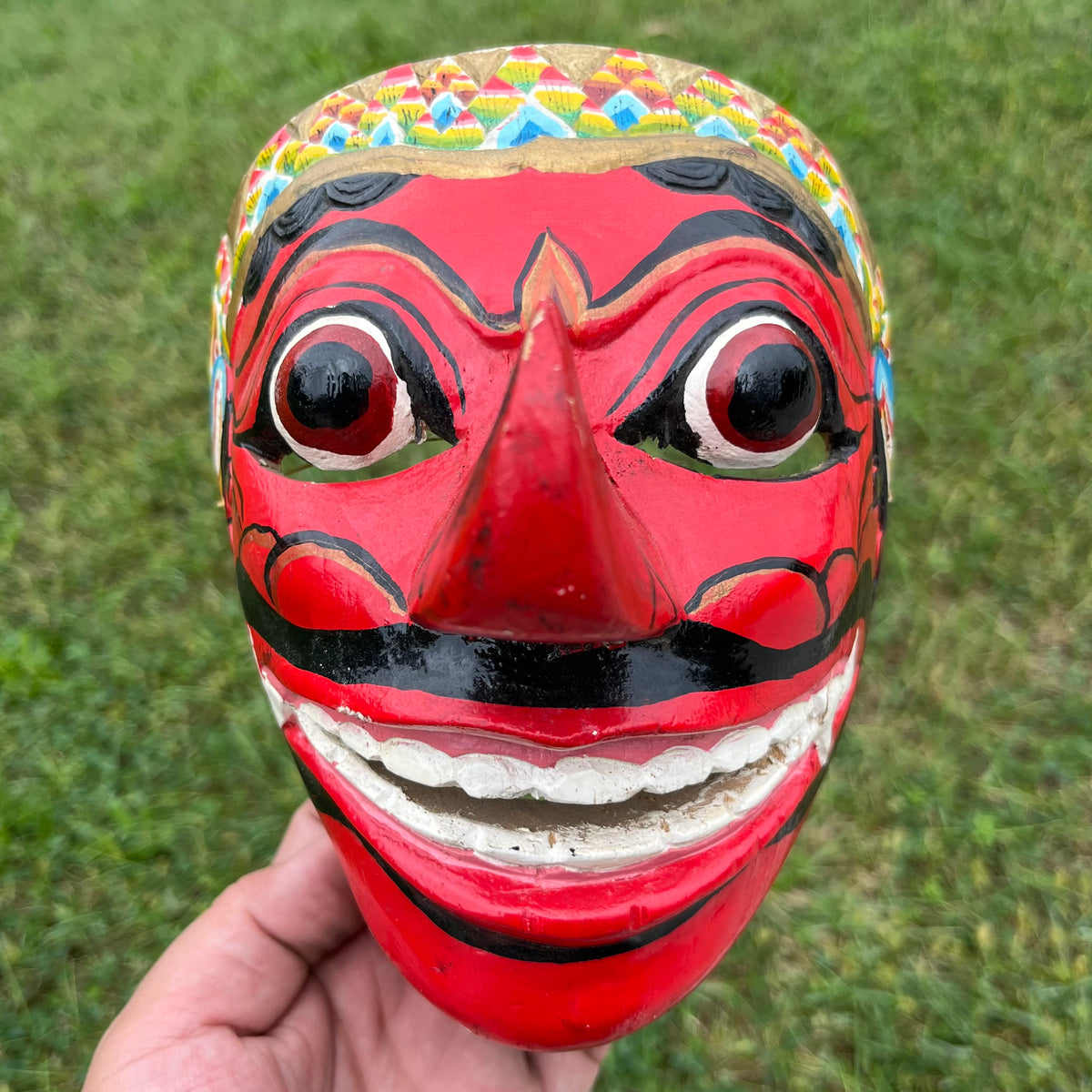 Vintage Javanese dance mask.