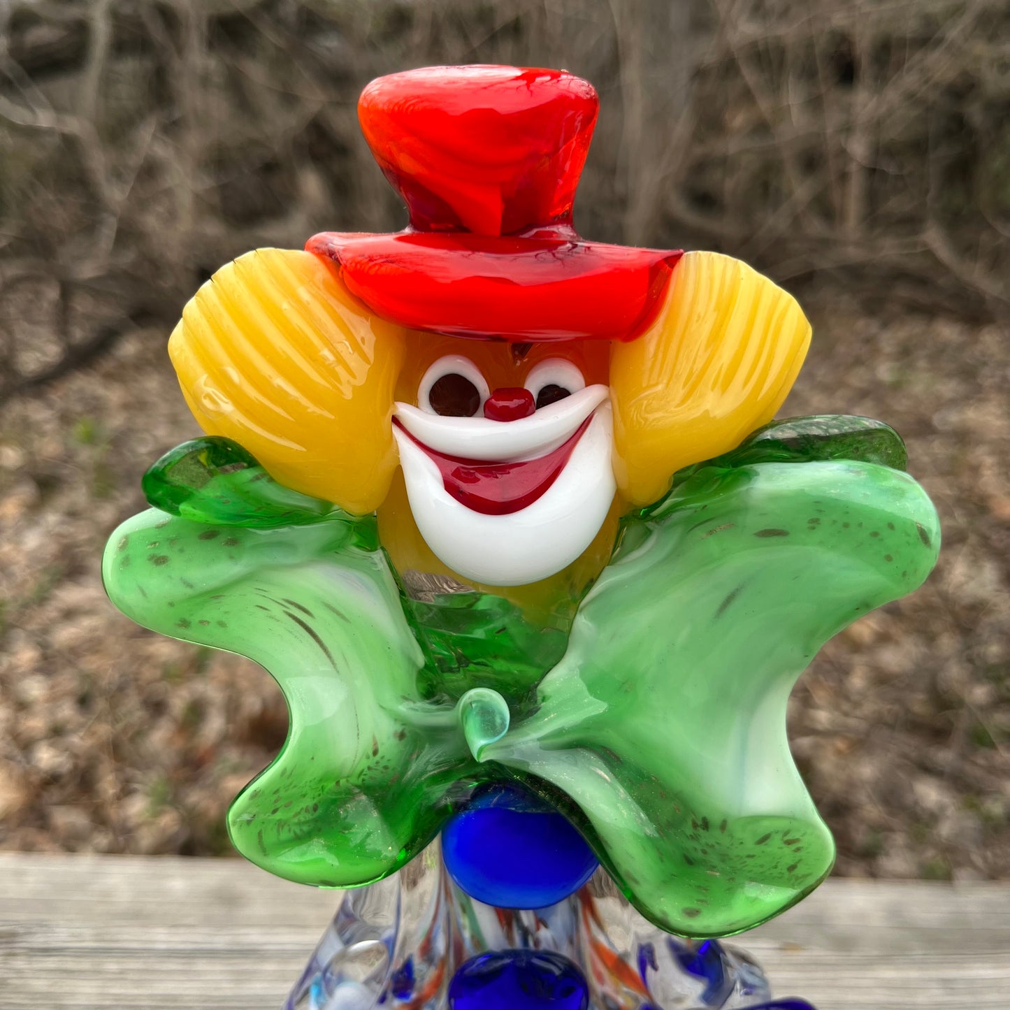 1960s Glass blown Murano clown.
