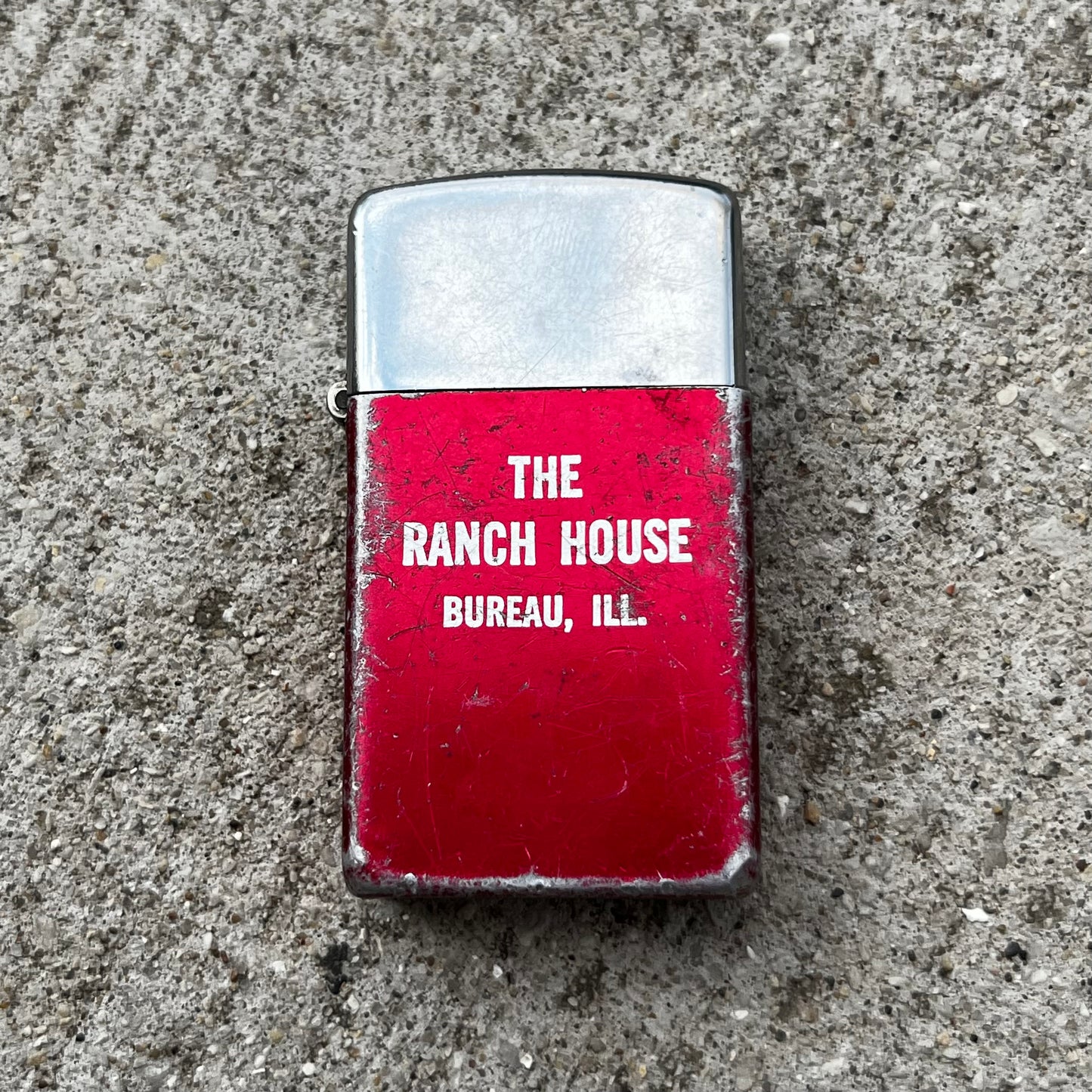 Vintage Park Sherman “Ranch House” flip lighter.