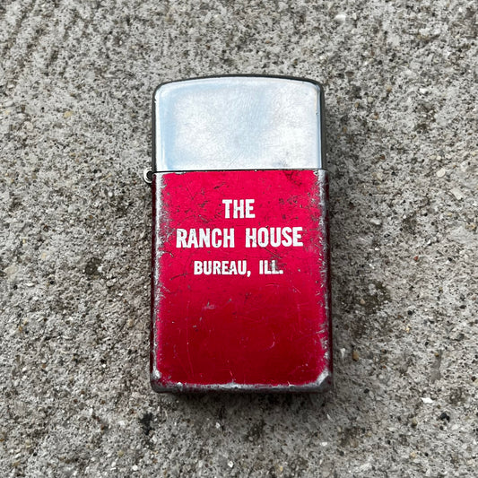 Vintage Park Sherman “Ranch House” flip lighter.
