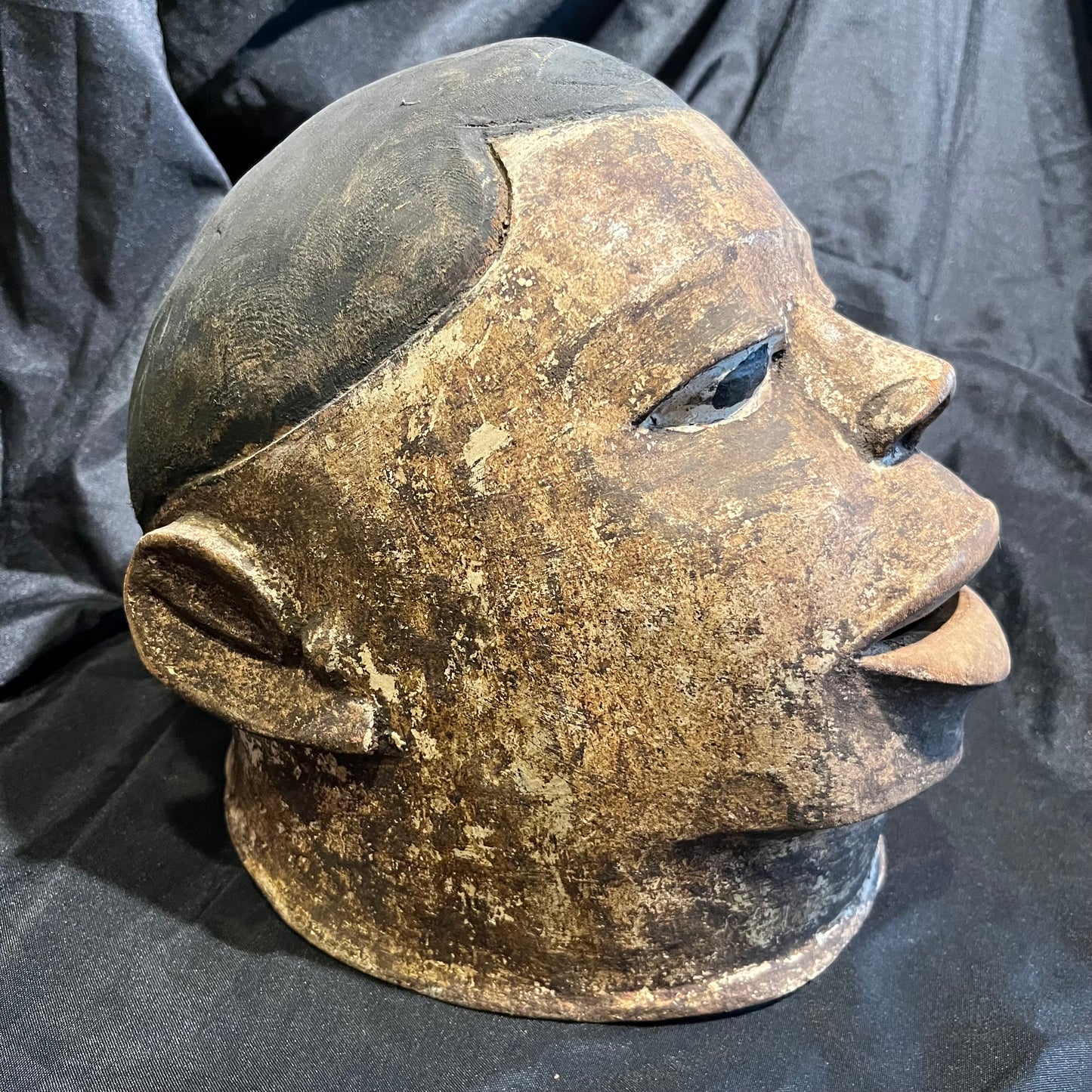 1940s Lipiko Makonde helmet.