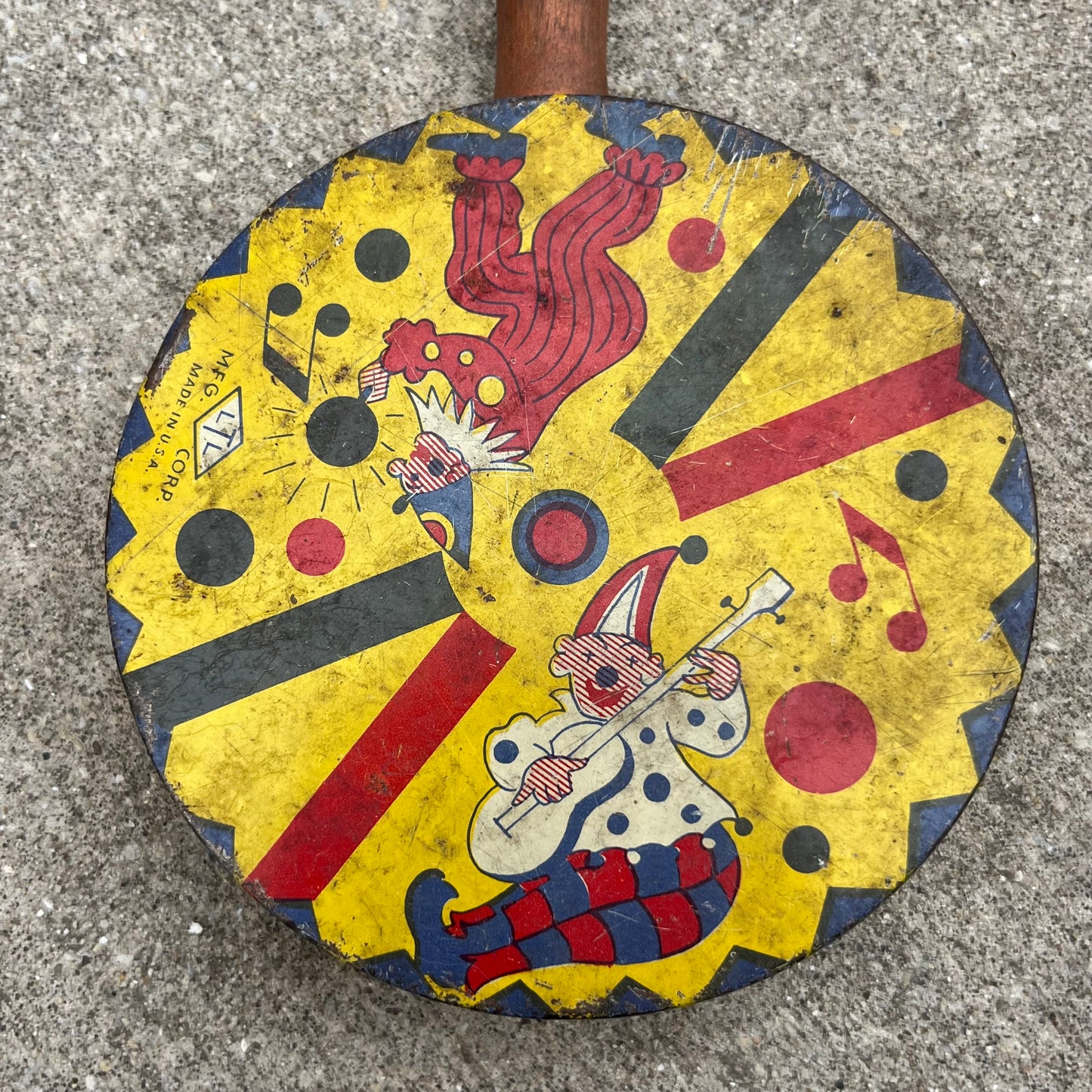 Antique circus clown noise maker.