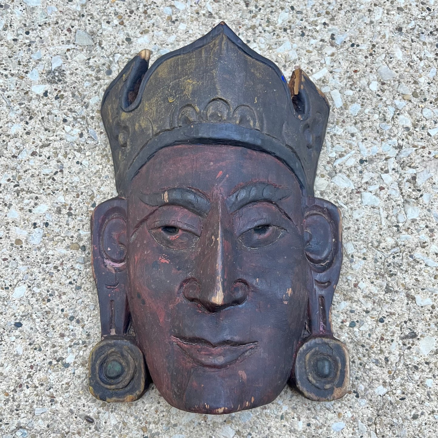 Vintage hand crafted Nepali mask.