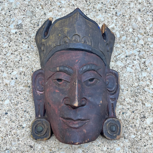 Vintage hand crafted Nepali mask.