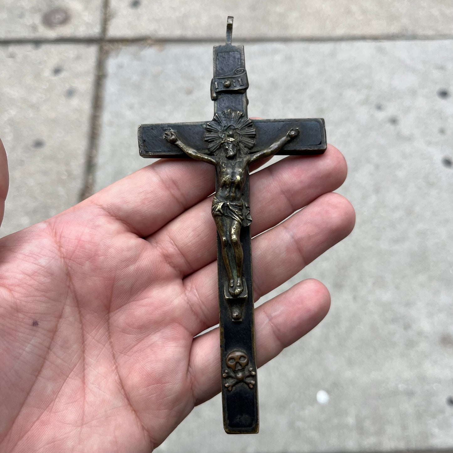 1930s Skull and Bones Crucifix.