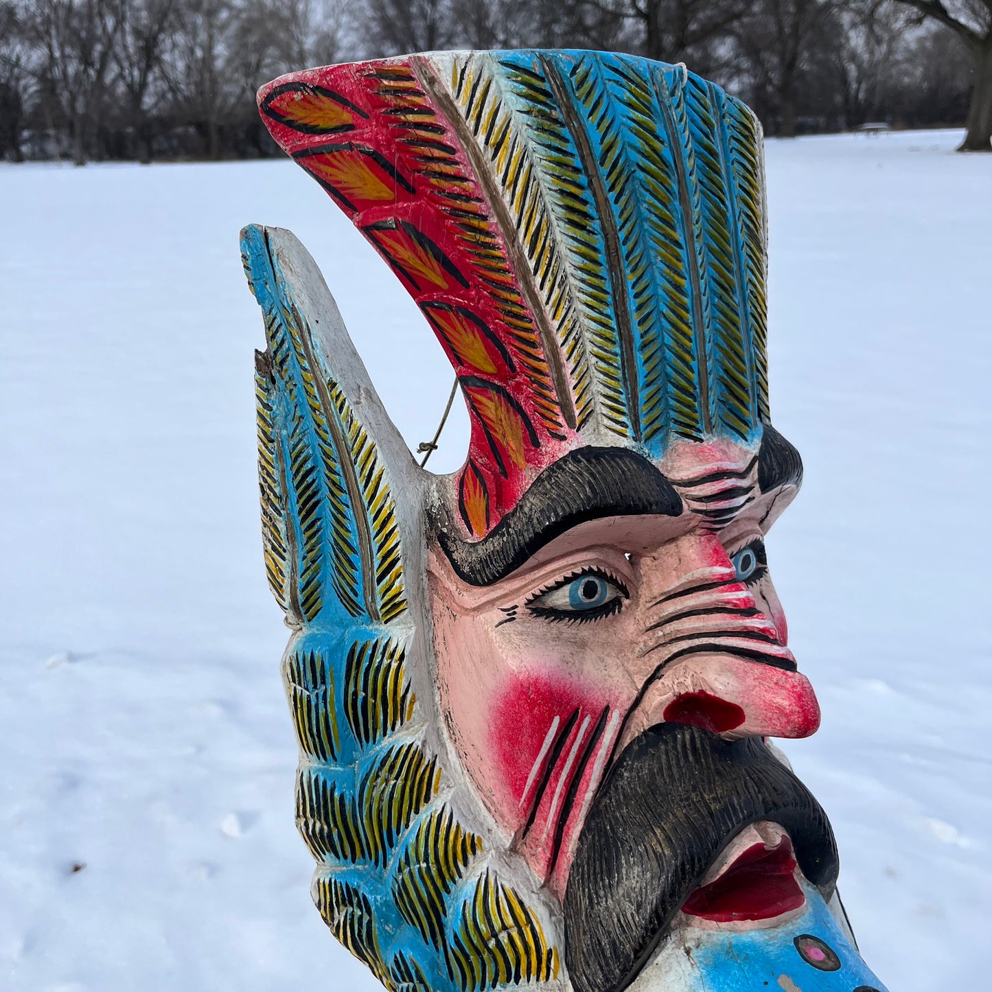 1960s/1970s Decorative Bird man mask.