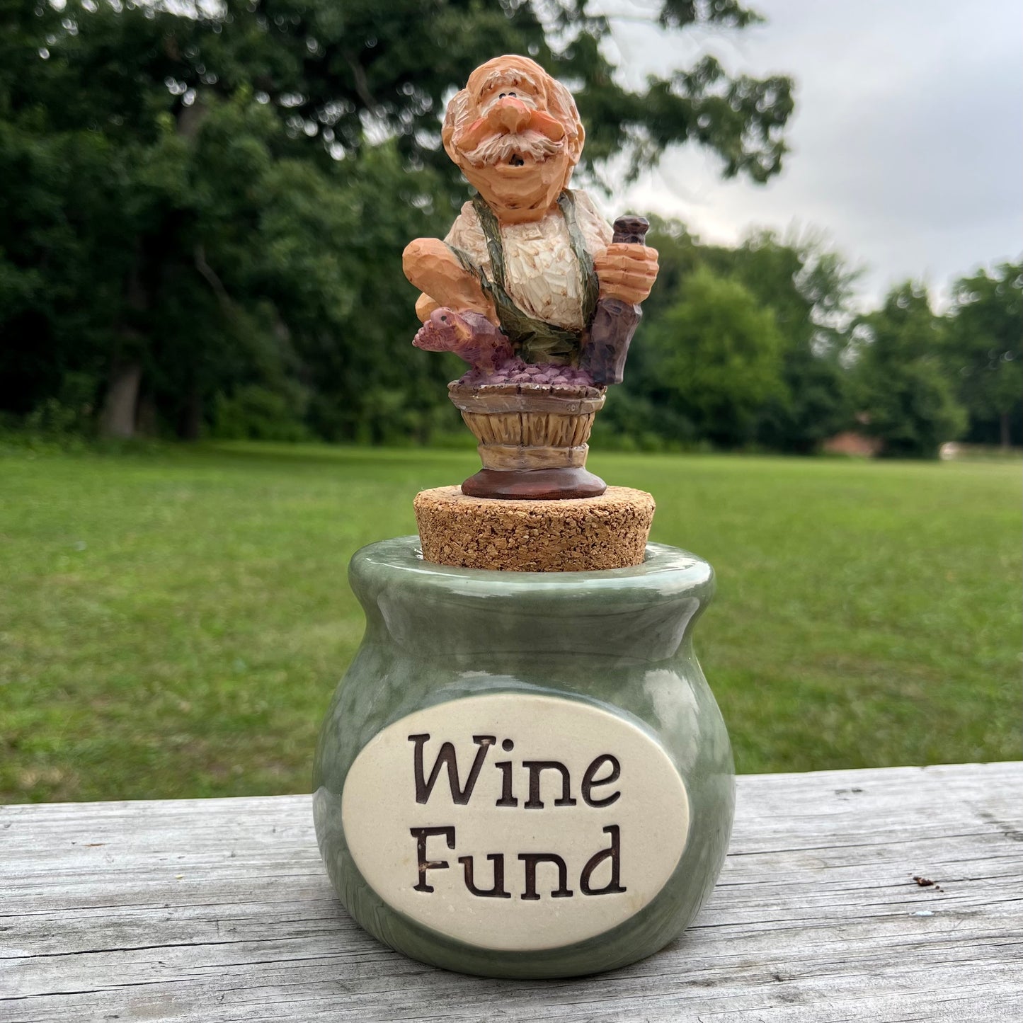 90s "Wine fund” stash jar.