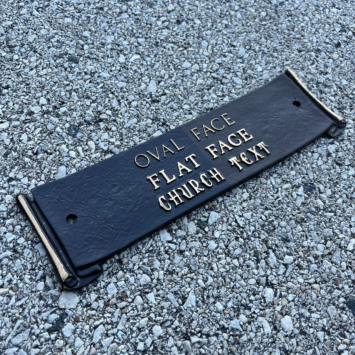 1998 Casket font salesman sample plaque.