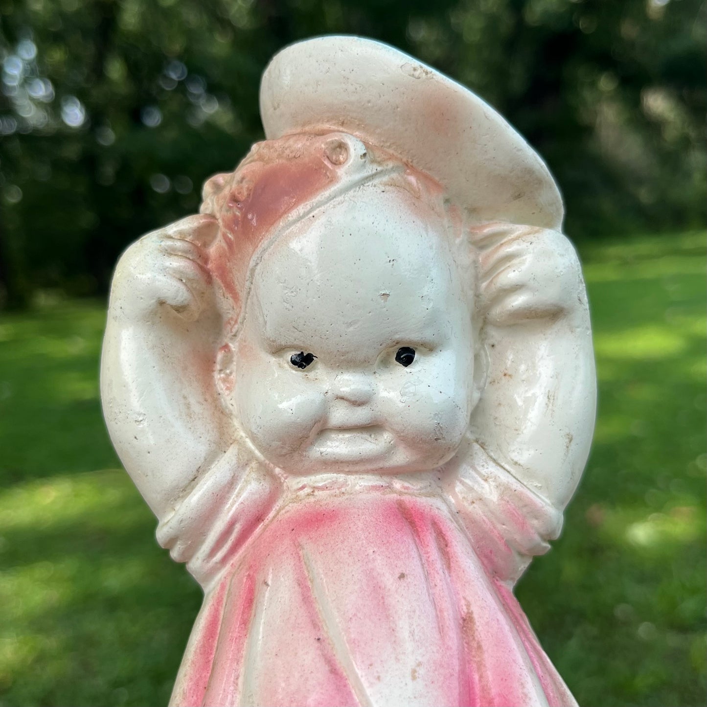 1940s Chalkware baby.