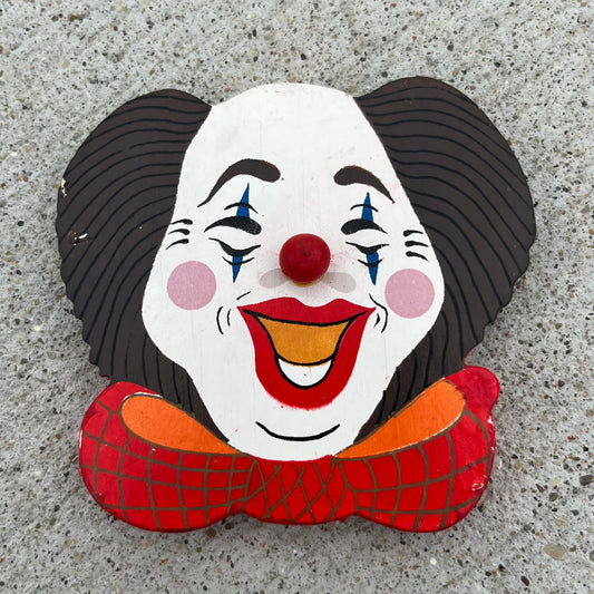 1991 Wooden clown ornament.