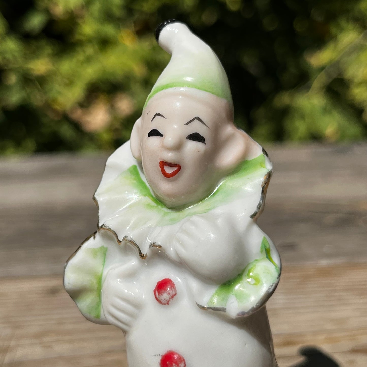 1950s Ceramic clown figurine.