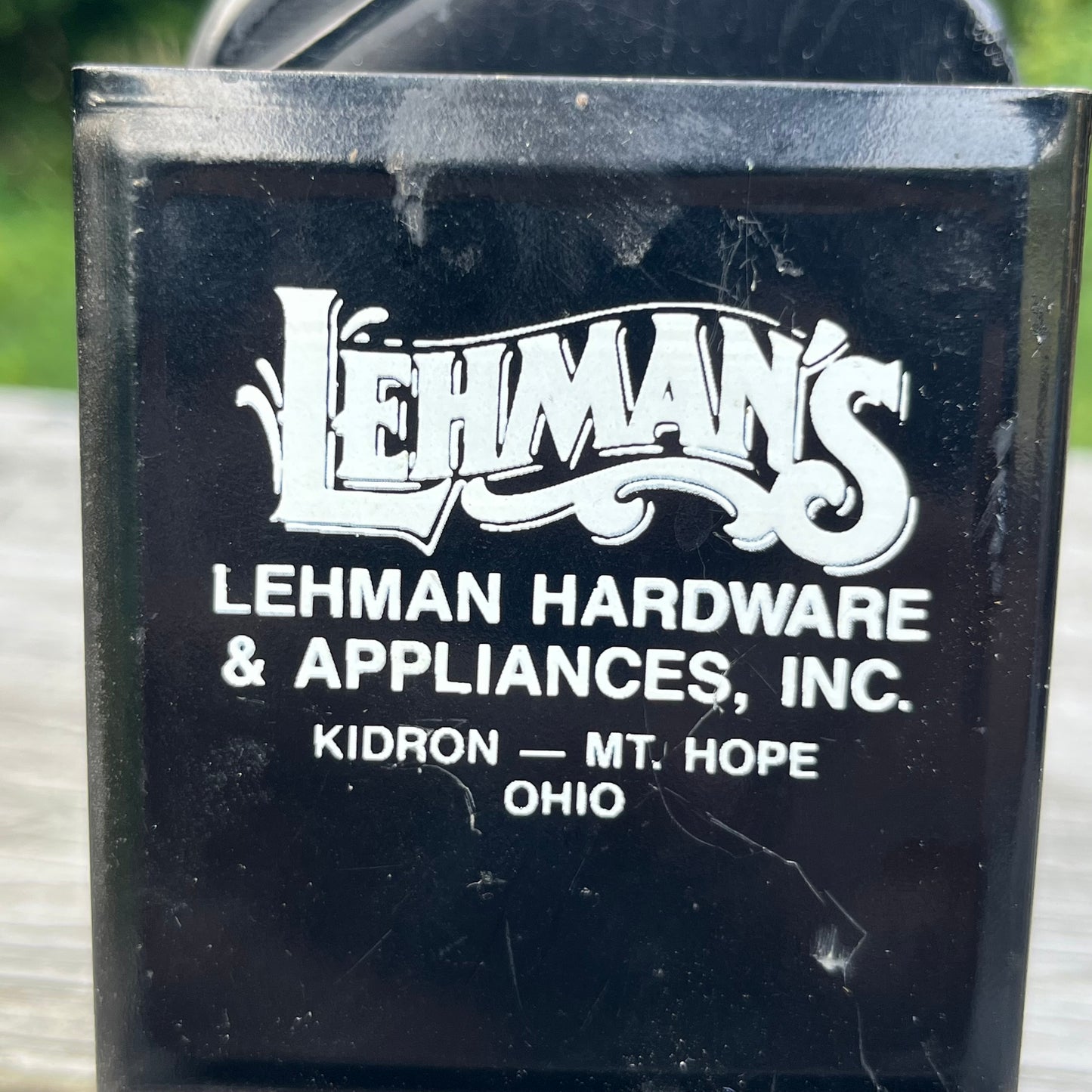 Vintage matchbox holder.