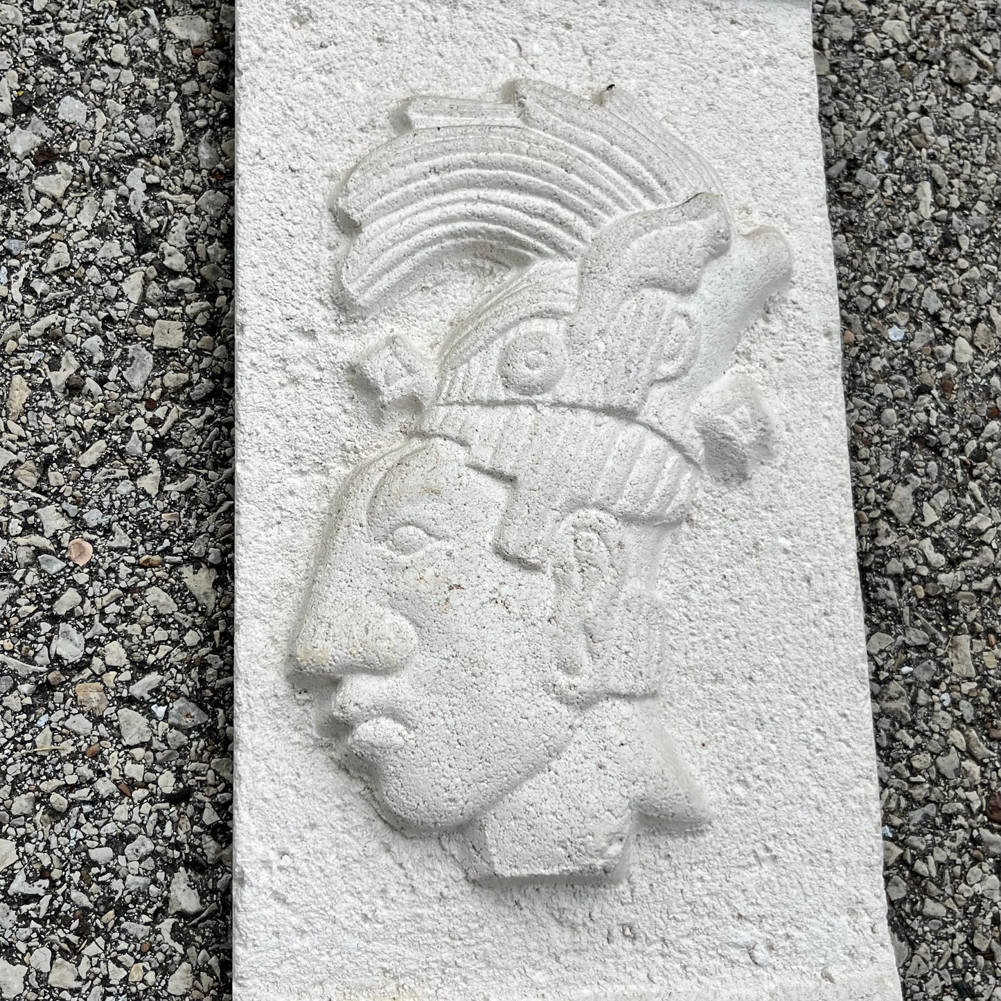 90s “King Pakal” souvenir plaque.