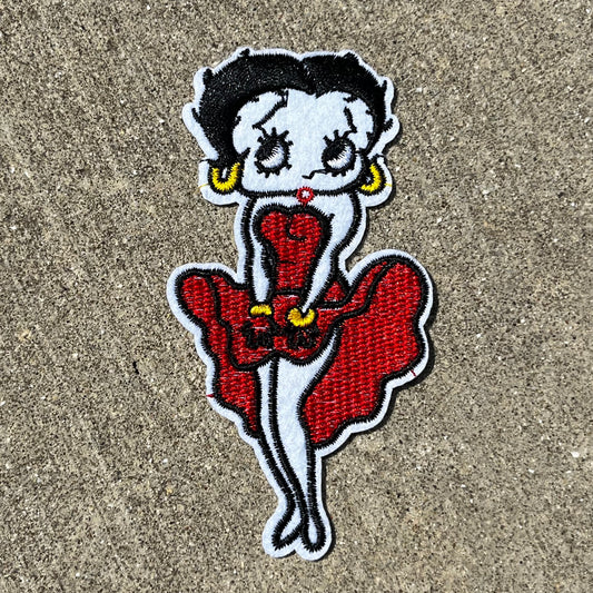 Y2K Betty Boop iron on patch.