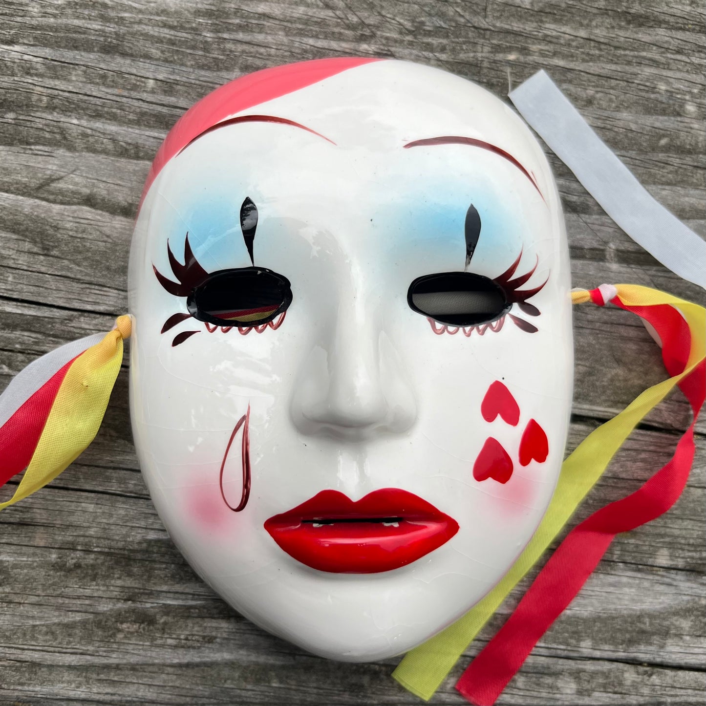 90s Ceramic clown mask.