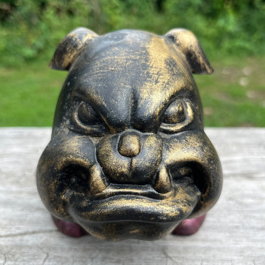 Vintage ceramic bulldog.