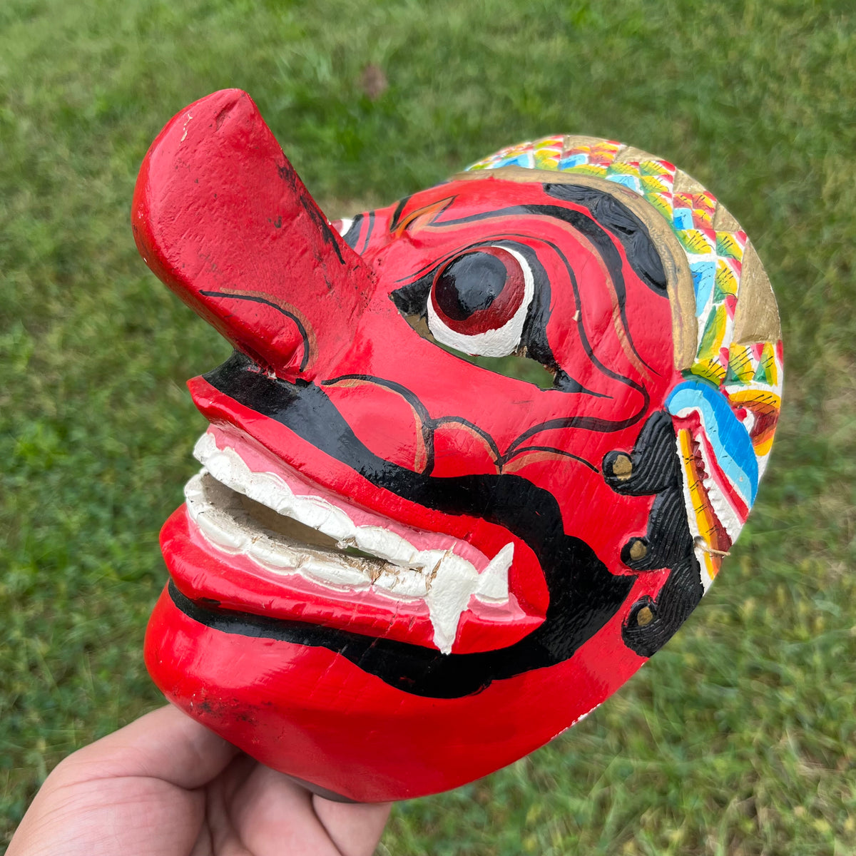 Vintage Javanese dance mask.