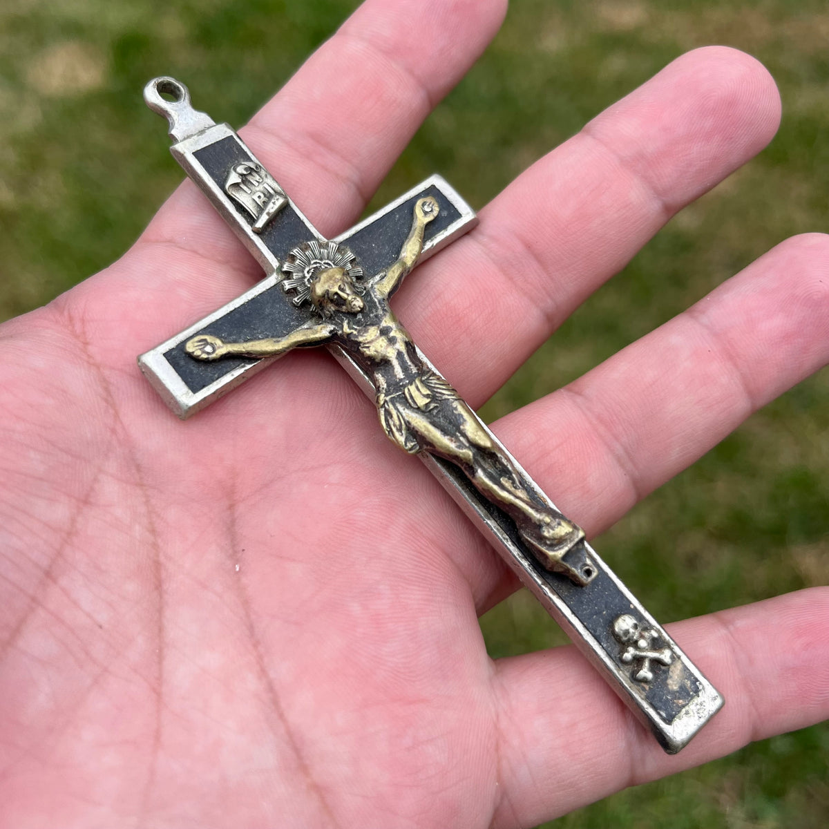 1940s Skull and Bones Crucifix.