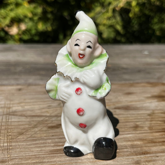 1950s Ceramic clown figurine.