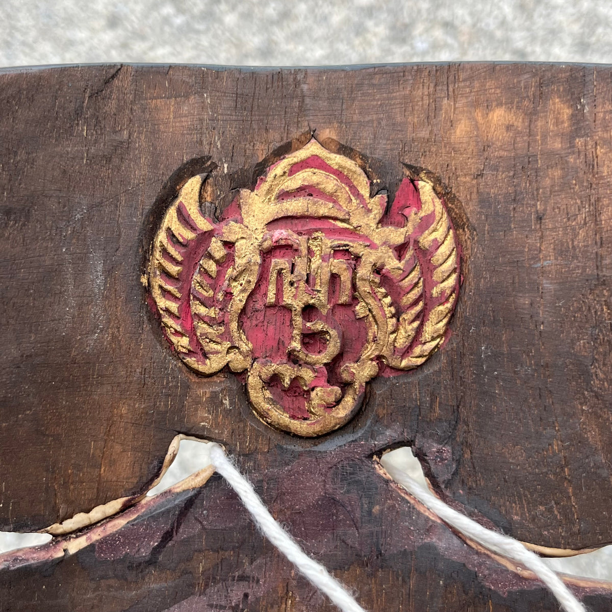 Vintage Javanese Hunuman dance mask.