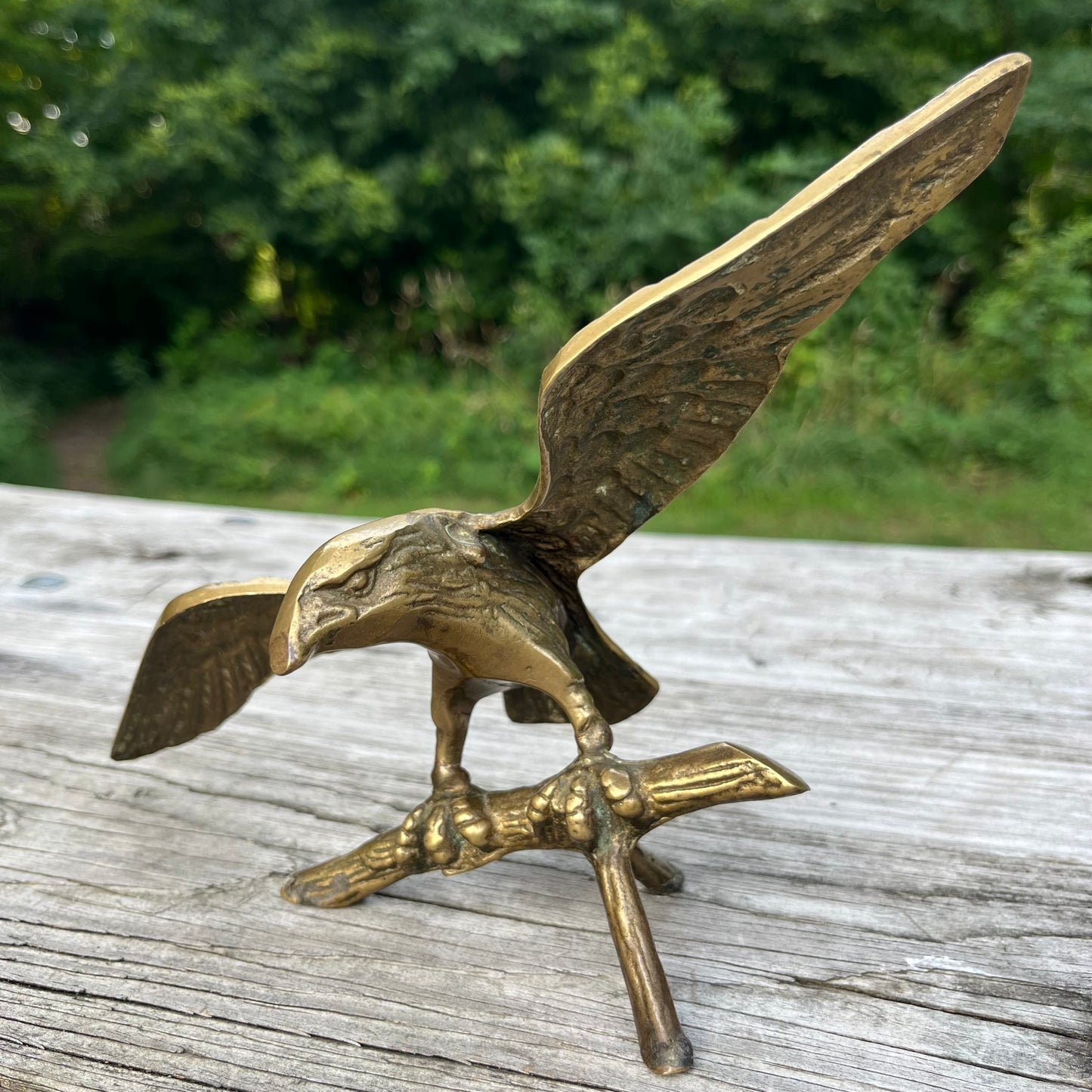 Vintage brass eagle.