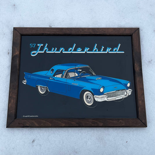 1980s '57 Thunderbird carnival glass.