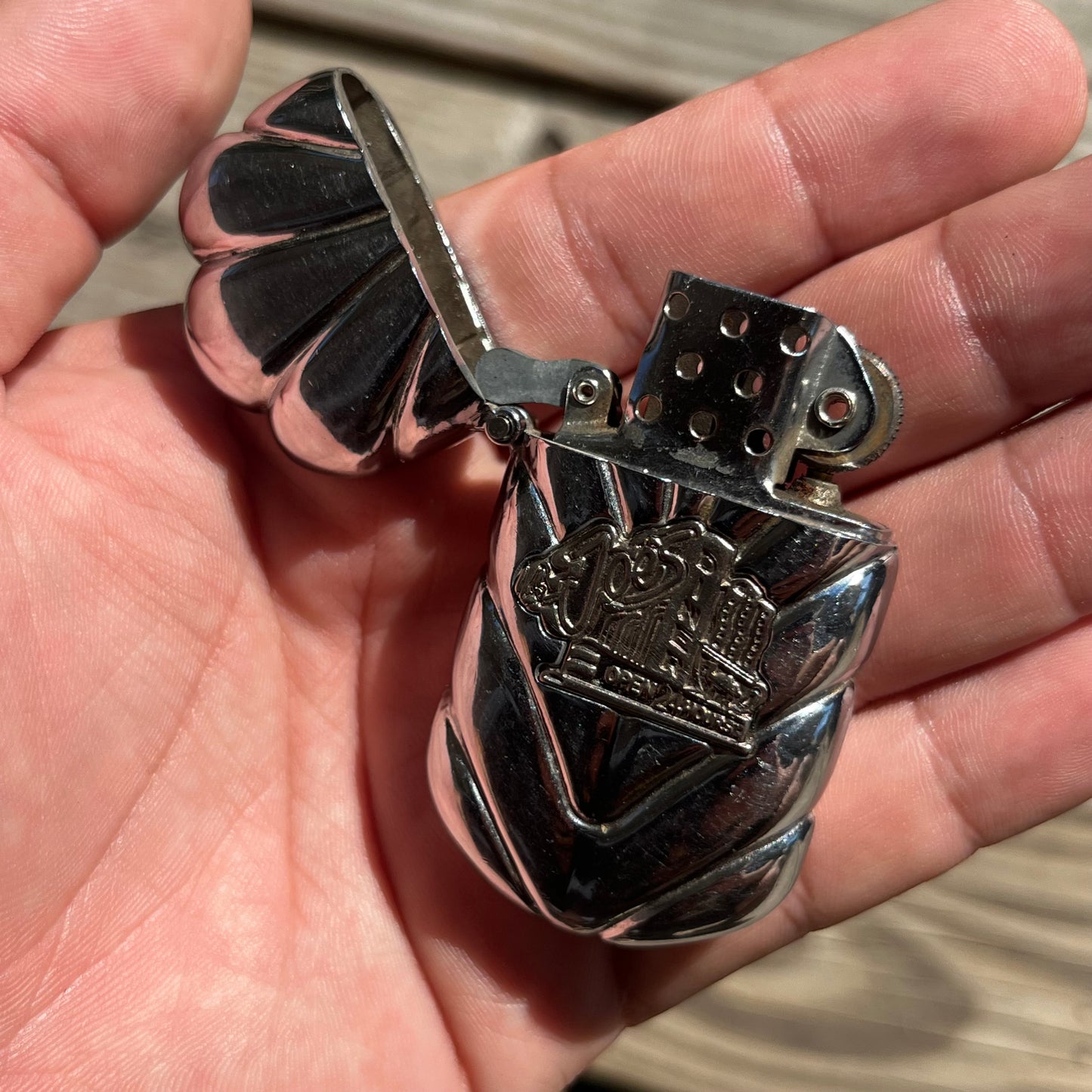 90s Joe Camels 24 hour diner flip lighter.