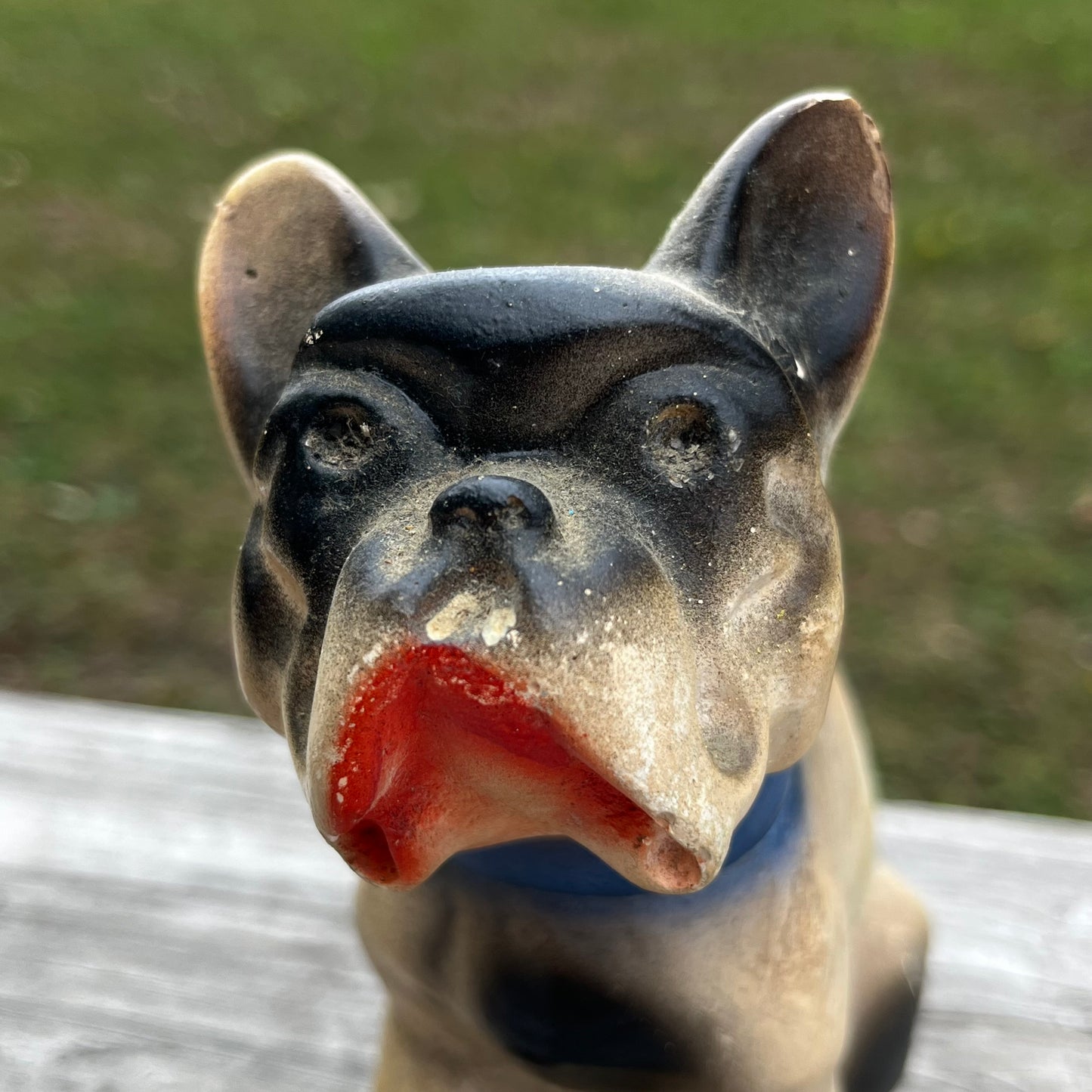 1940s Chalkware bulldog.