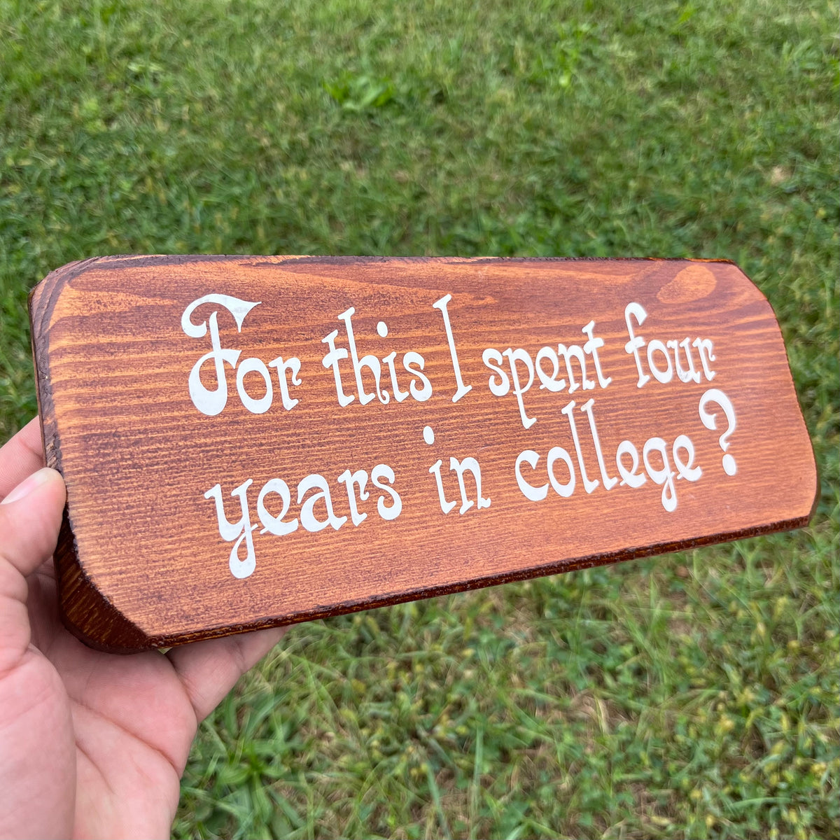 Vintage novelty plaque.