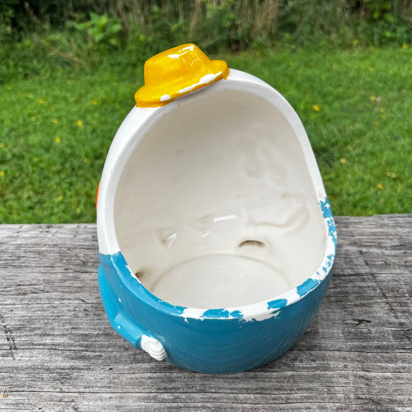 1960s Humpty Dumpty planter.