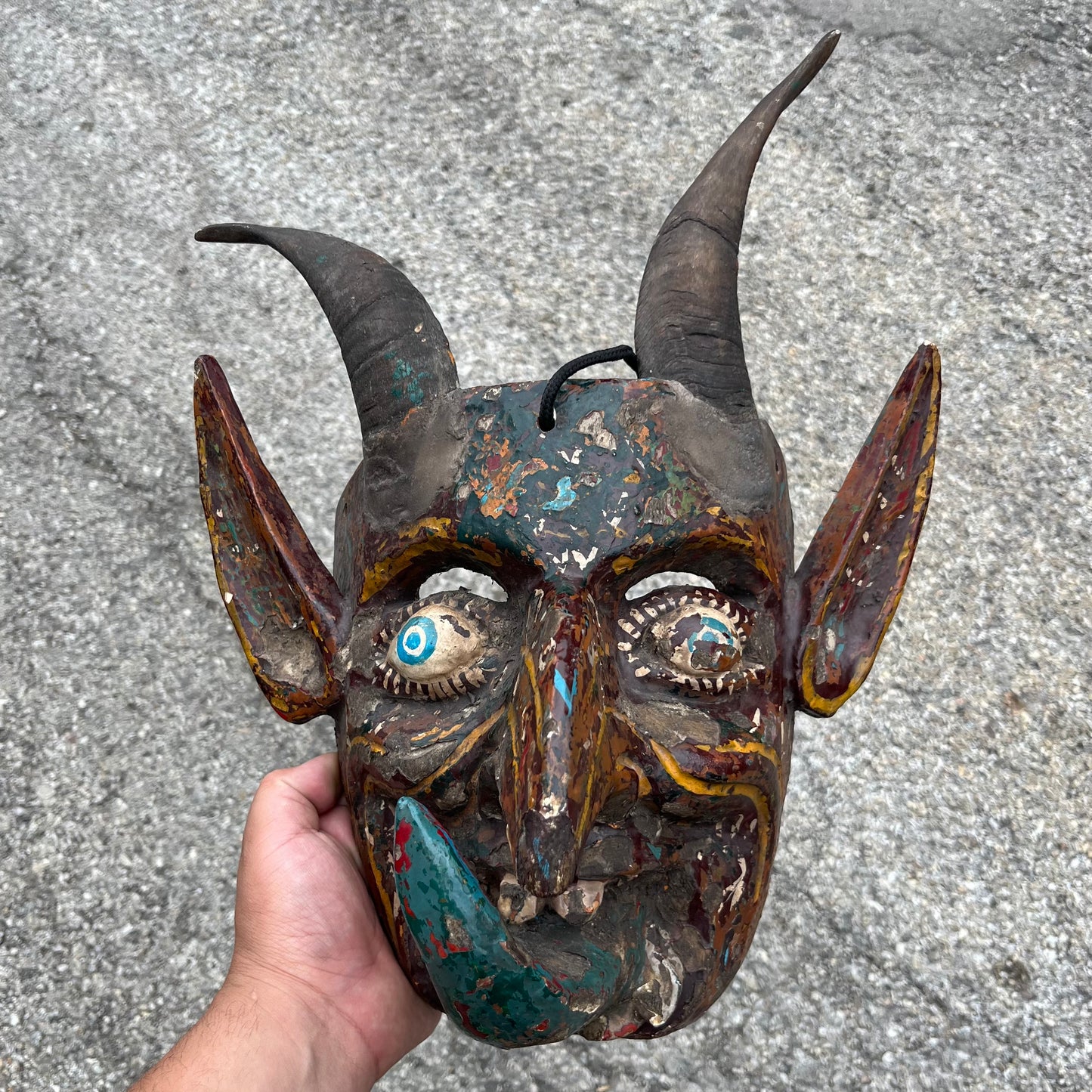 1970s ceremonial Diablo mask.