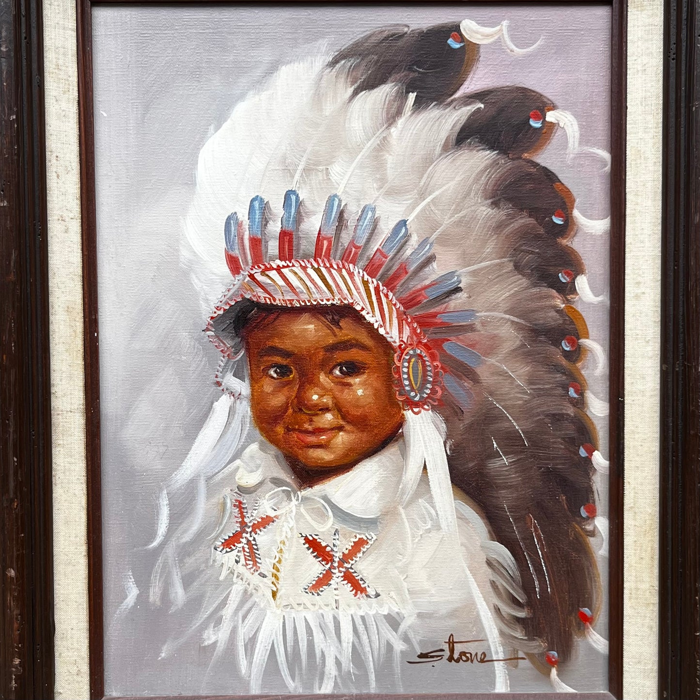 1980s Lil Chief painting.