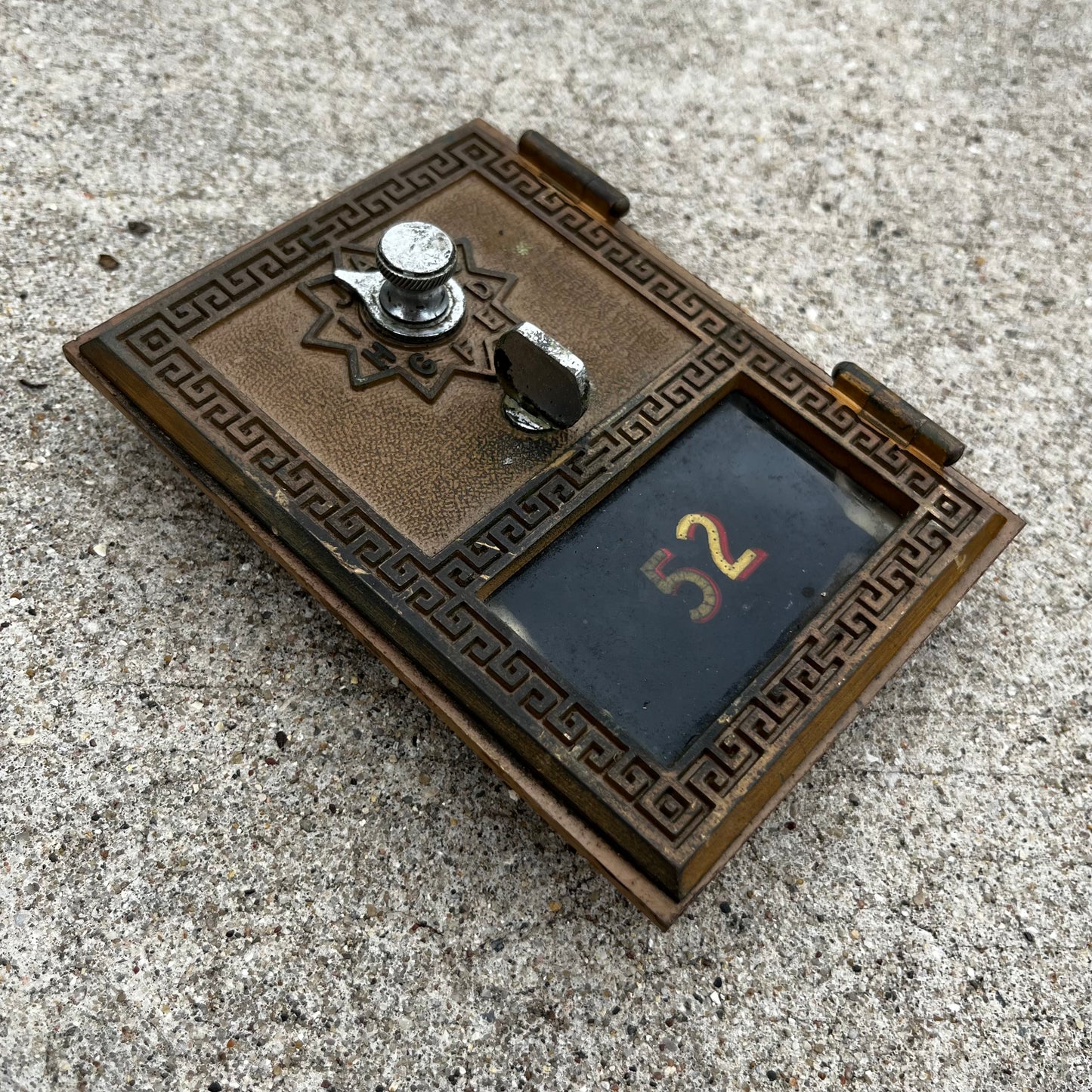 1960s U.S. P.O. Box door.