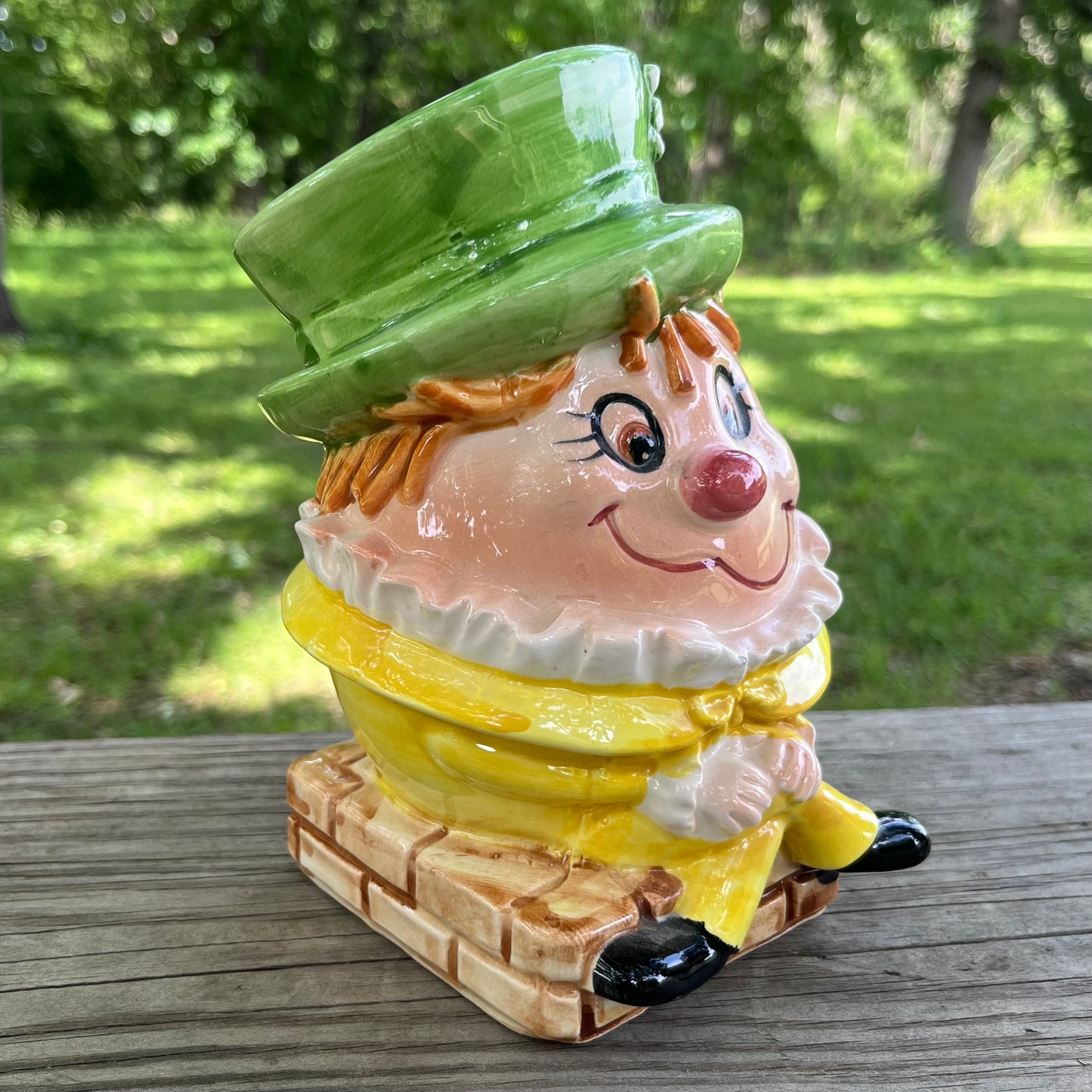 1960s Humpty Dumpty planter.