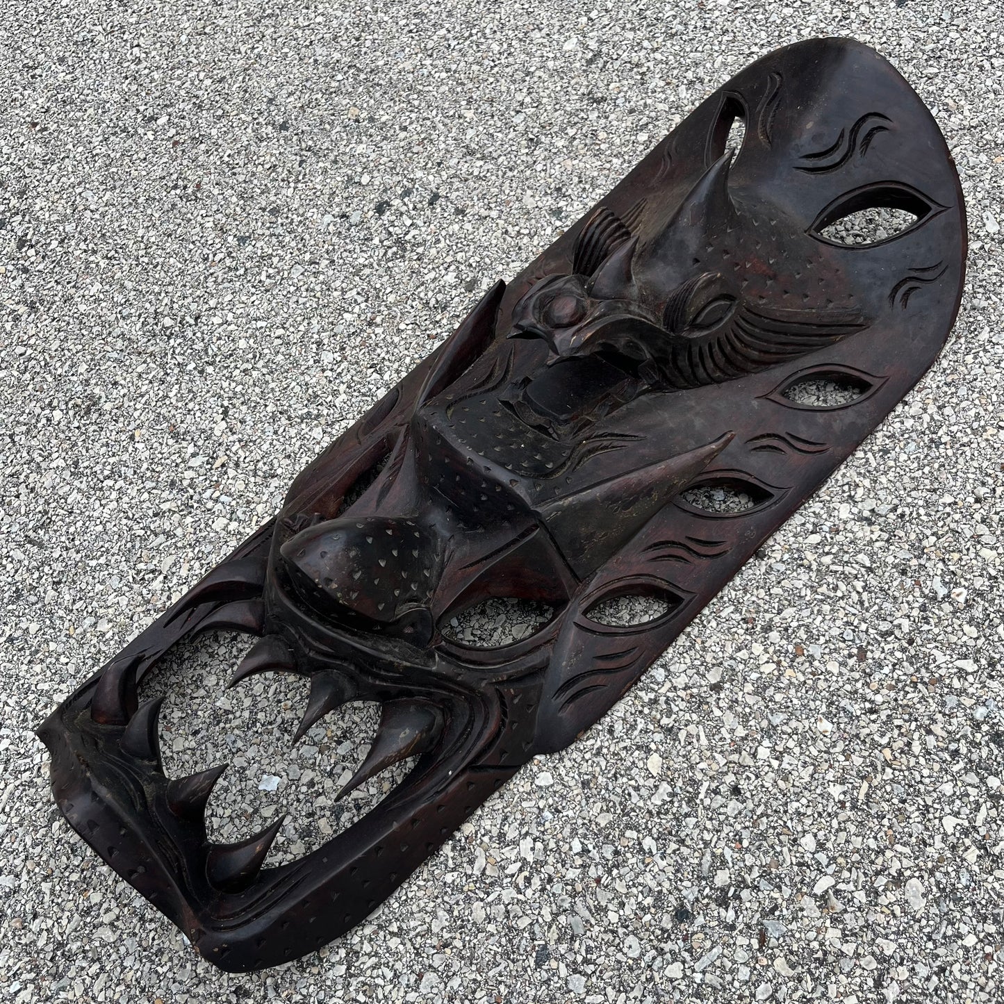 Vintage Filipino Bakunawa dragon mask.