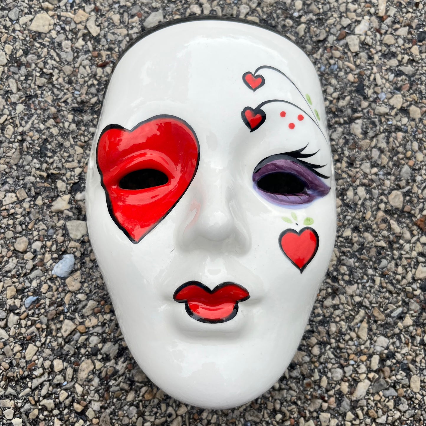 1994 Ceramic Pierrot mask.