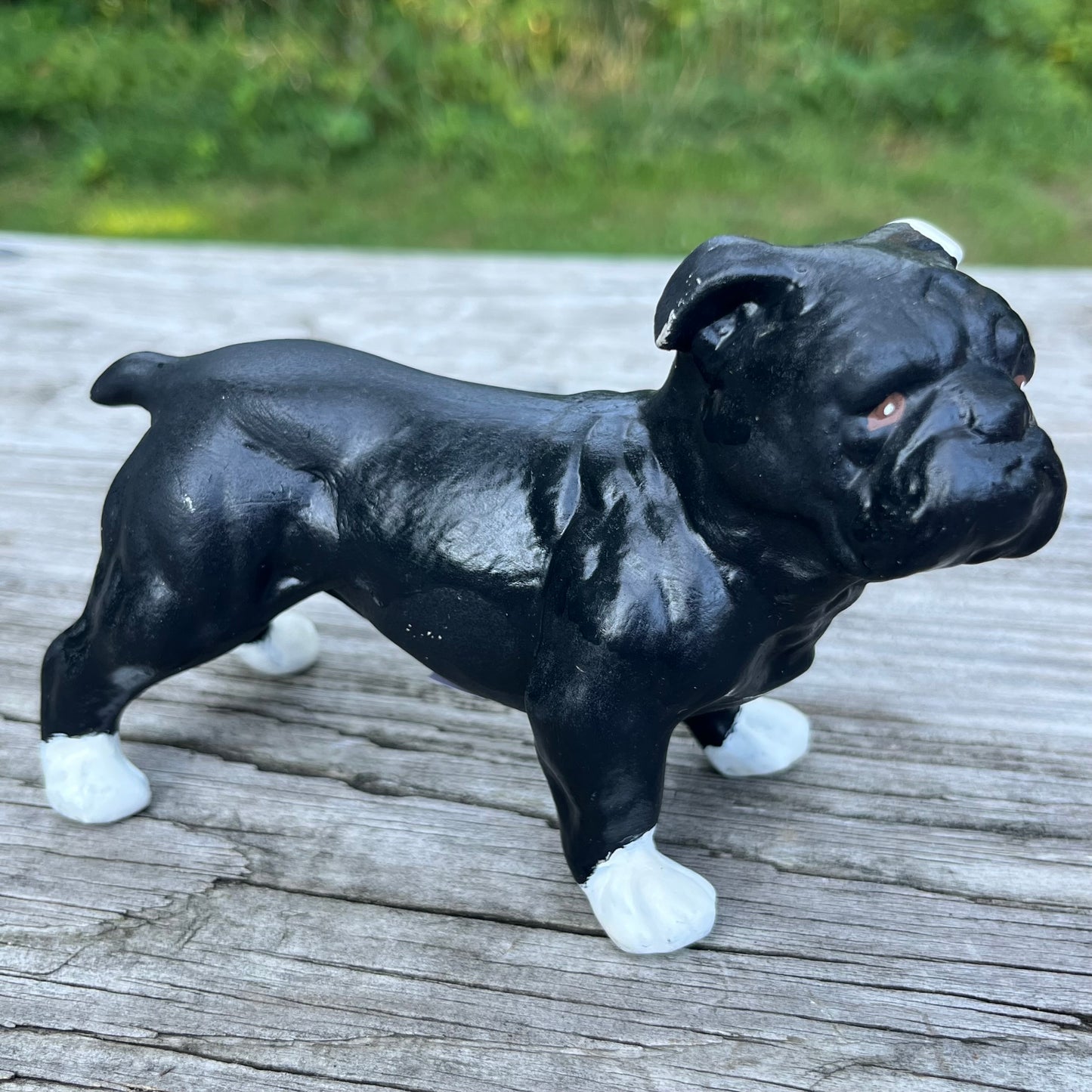 Vintage ceramic bulldog.