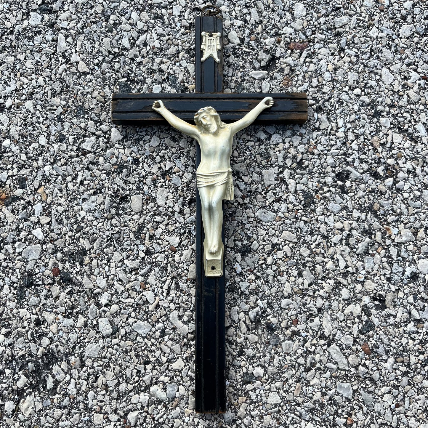 Vintage wooden crucifix.