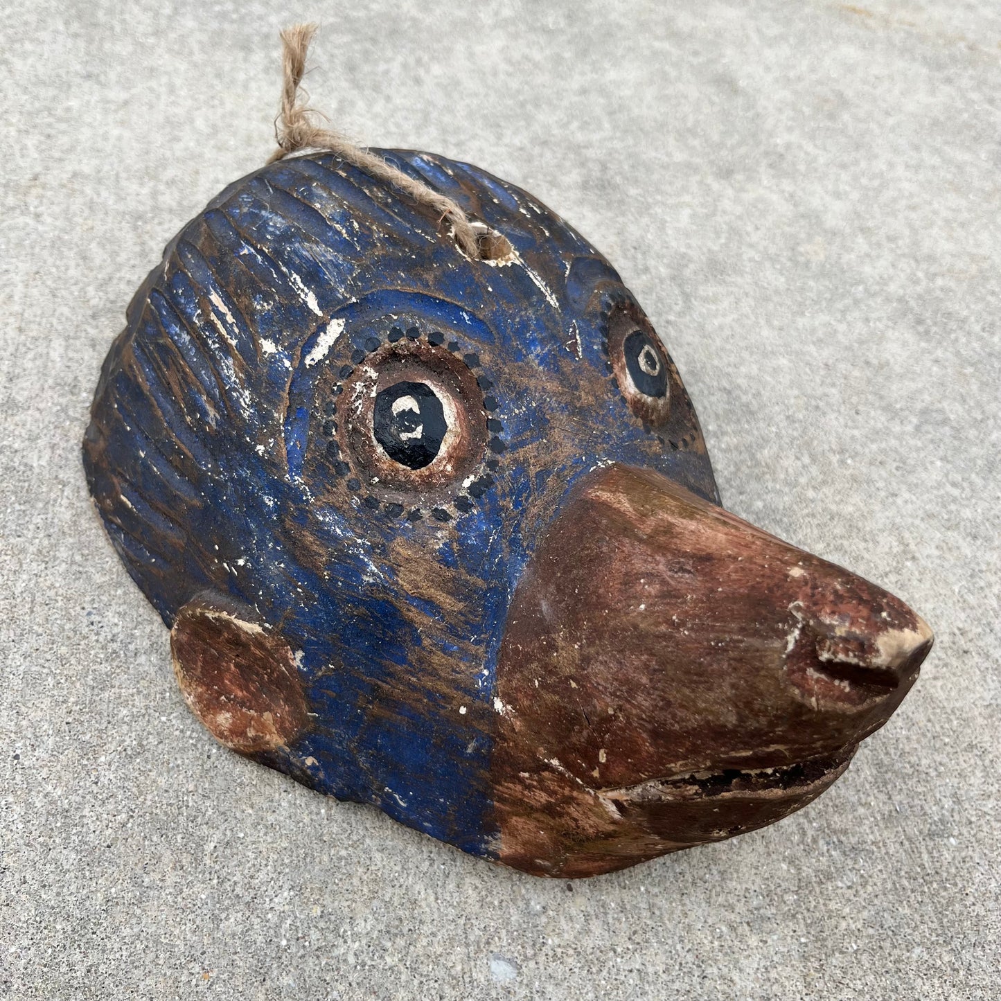 Early 1900s Guatemalan rabbit mask.
