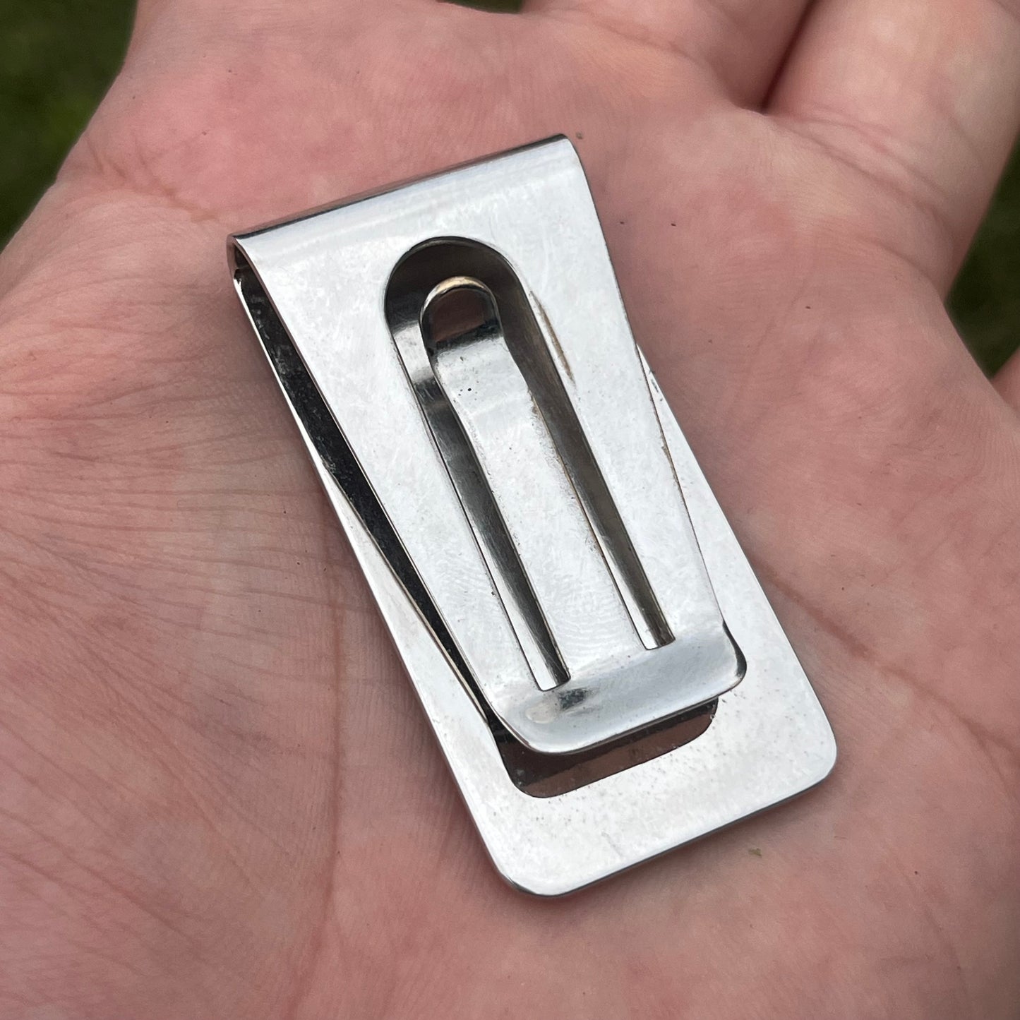 Vintage engraved money clip.
